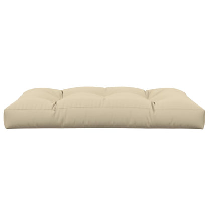 Palletkussen 120x80x12 cm stof beige