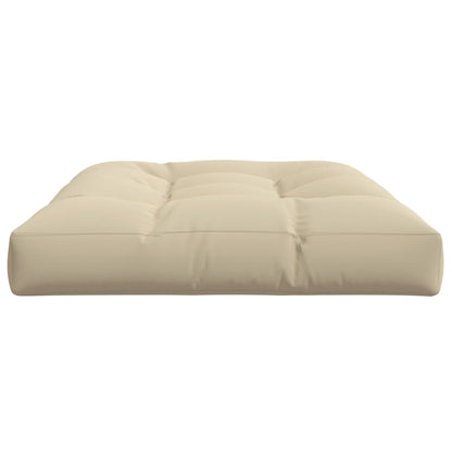 Palletkussen 120x80x12 cm stof beige
