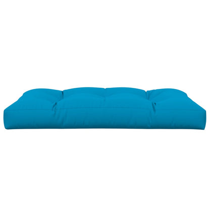 Palletkussen 120x80x12 cm stof blauw