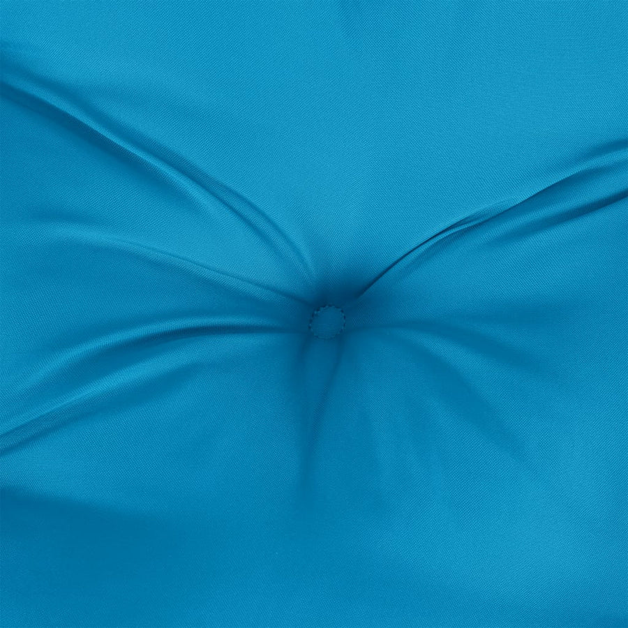 Palletkussen 120x80x12 cm stof blauw