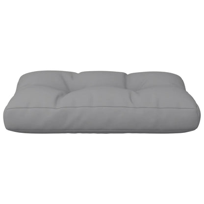 Palletkussen 60x40x12 cm stof grijs