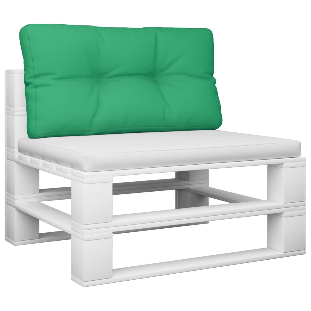 Palletkussen 80x40x12 cm stof groen