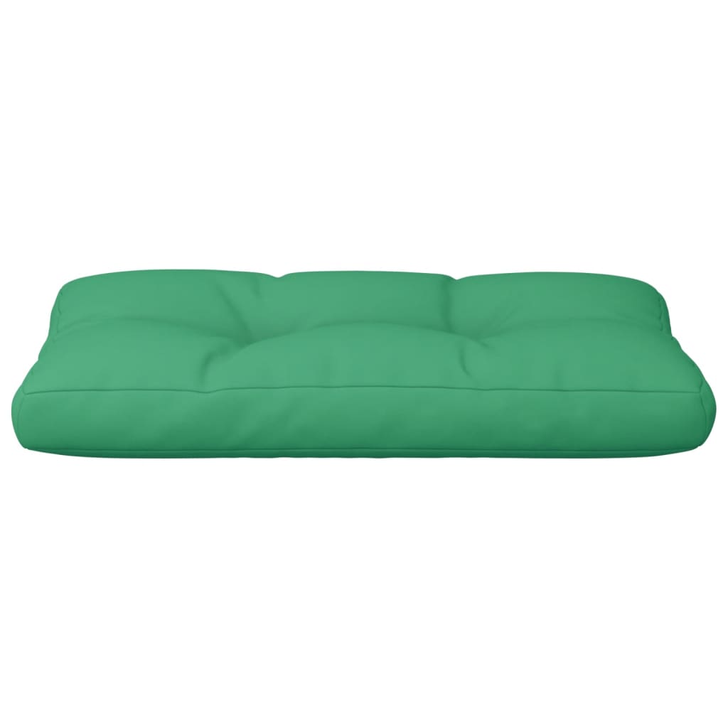 Palletkussen 80x40x12 cm stof groen