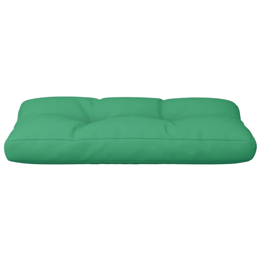Palletkussen 80x40x12 cm stof groen