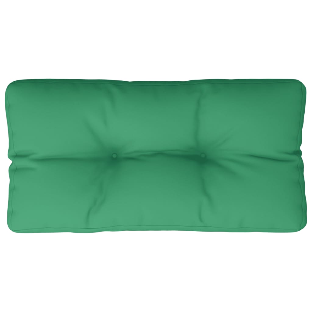 Palletkussen 80x40x12 cm stof groen