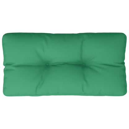 Palletkussen 80x40x12 cm stof groen