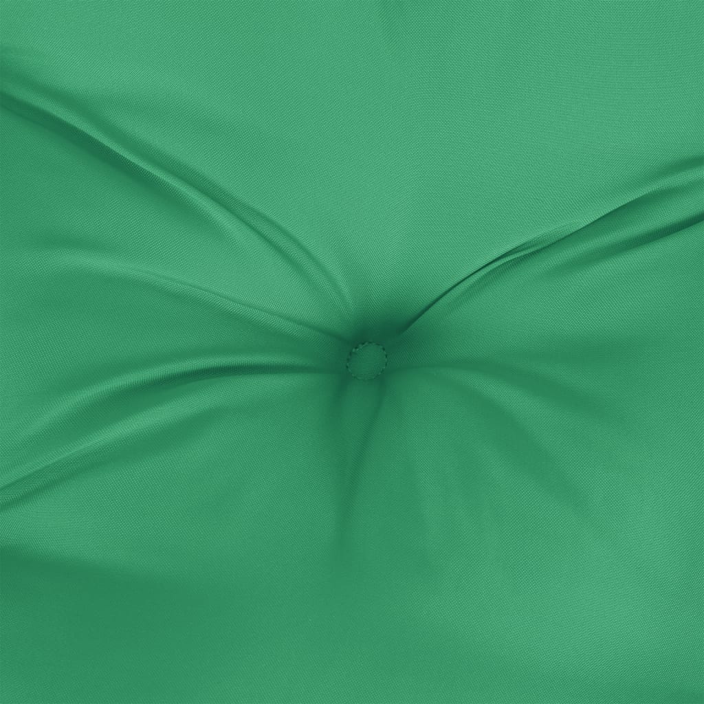 Palletkussen 80x40x12 cm stof groen