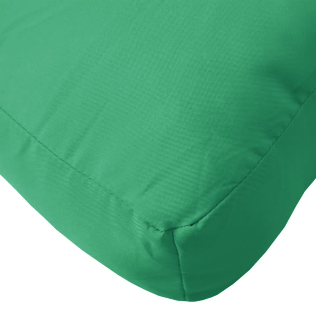 Palletkussen 80x40x12 cm stof groen