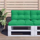 Palletkussen 80x40x12 cm groen polyester
