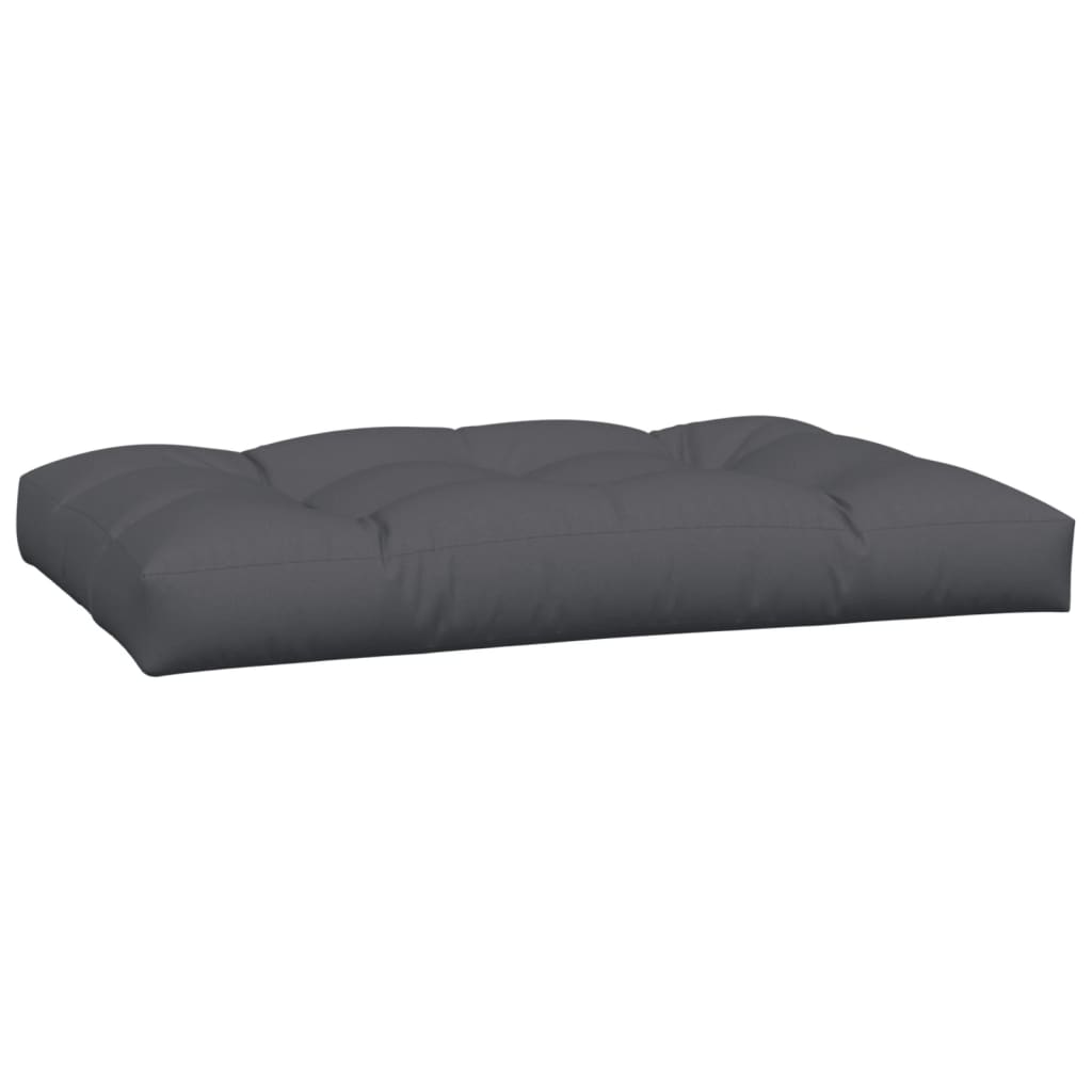 Palletkussens 3 st stof antracietkleurig