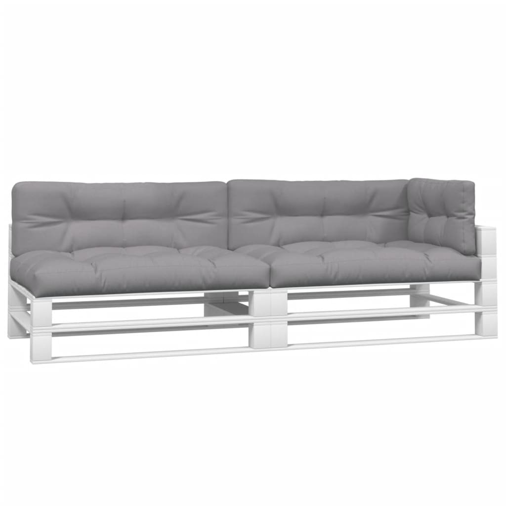 Palletkussens Stof Grijs