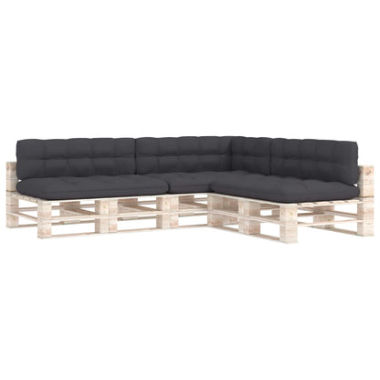 Bankkussens Pallet Antraciet