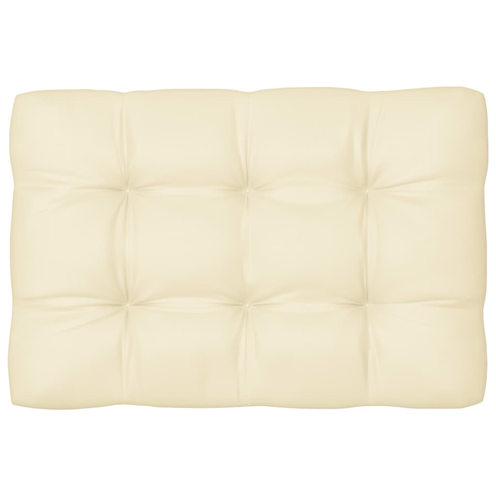 Bankkussens pallet 7 st crème