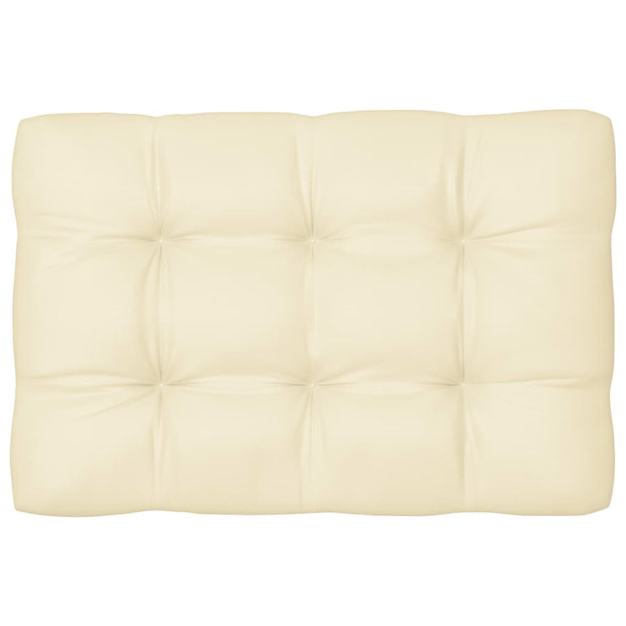 Bankkussens pallet 7 st crème
