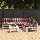 Bench Cushions Pallet Diamond Pattern Red Red diamond pattern