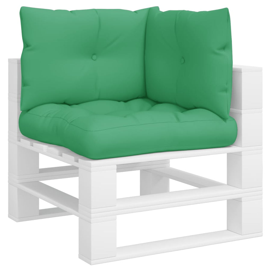 Palletkussens 3 st stof groen