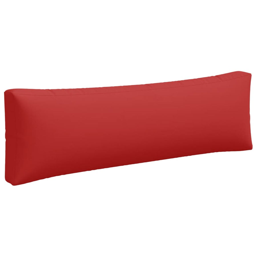 Palletkussens 3 st stof rood