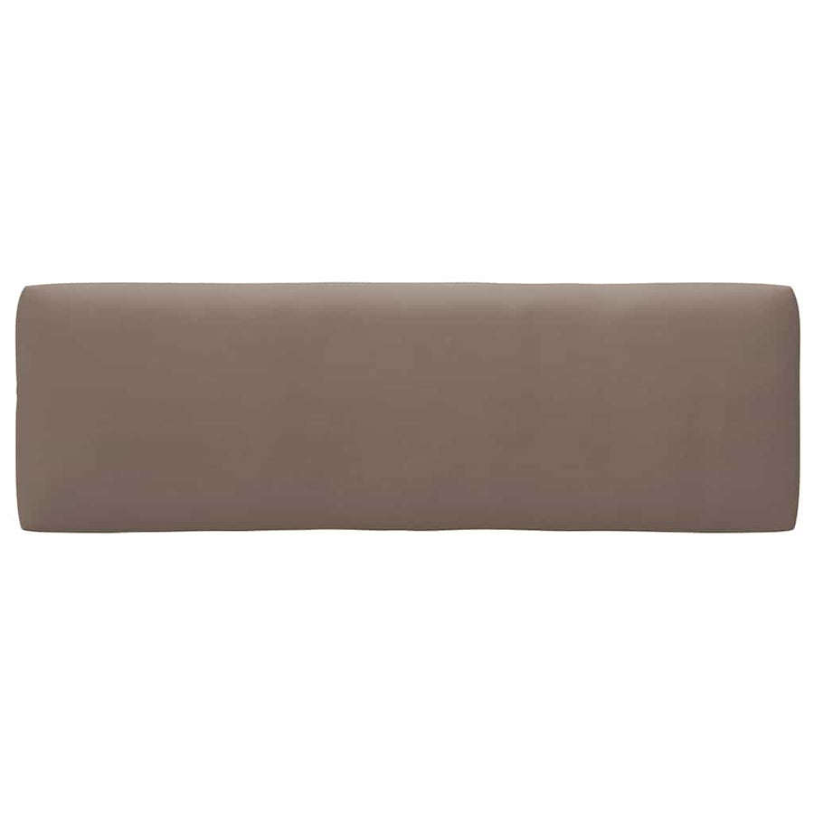 Palletkussens 3 st stof taupe