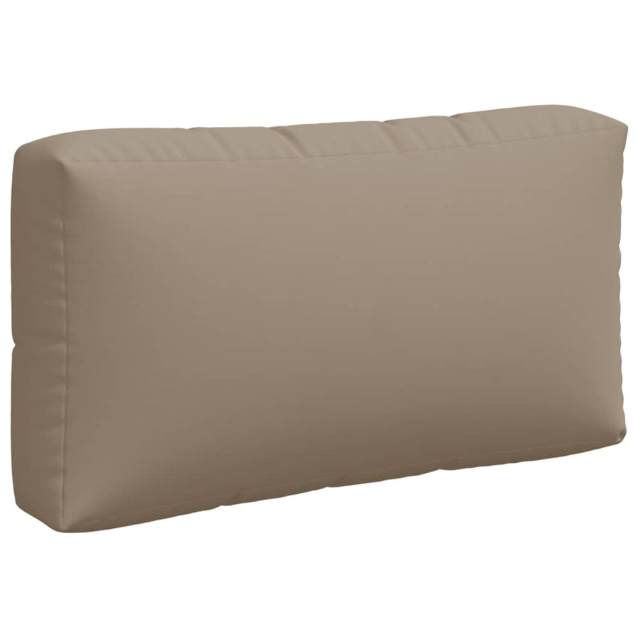Palletkussens 3 st stof taupe