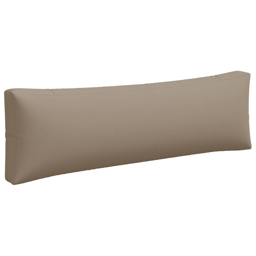 Palletkussens 3 st stof taupe