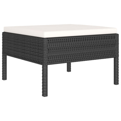10-Delige Loungeset Met Kussens Poly Rattan 1
