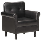 Bucket seat genuine leather black