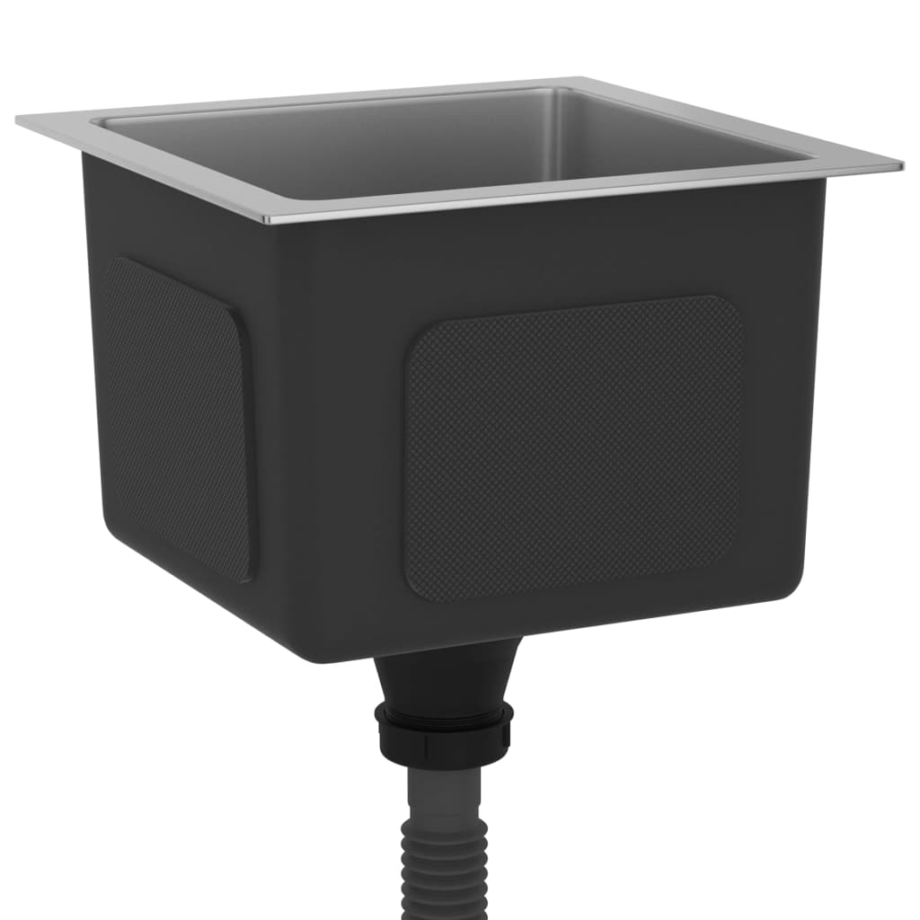 Gootsteen Handgemaakt Roestvrij Staal 30 x 30 x 20 cm Zilver