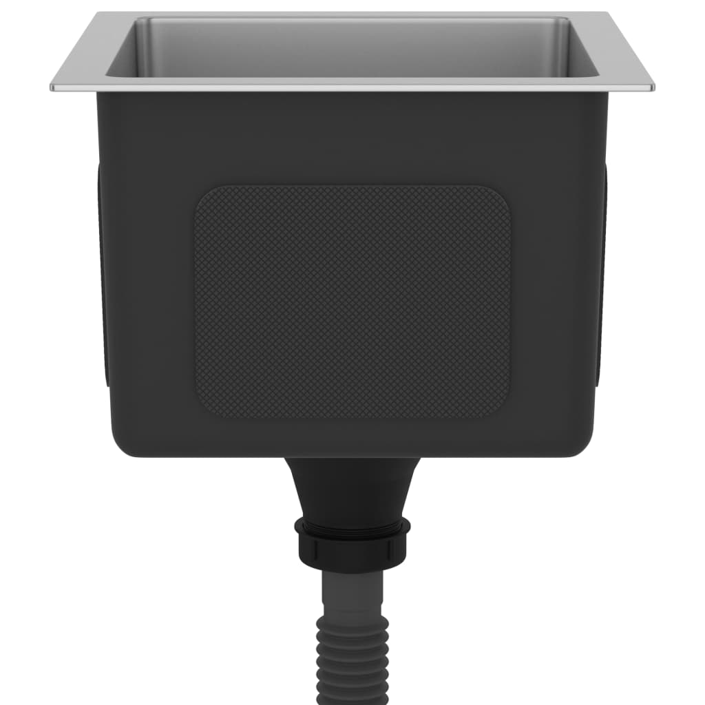 Gootsteen Handgemaakt Roestvrij Staal 30 x 30 x 20 cm Zilver