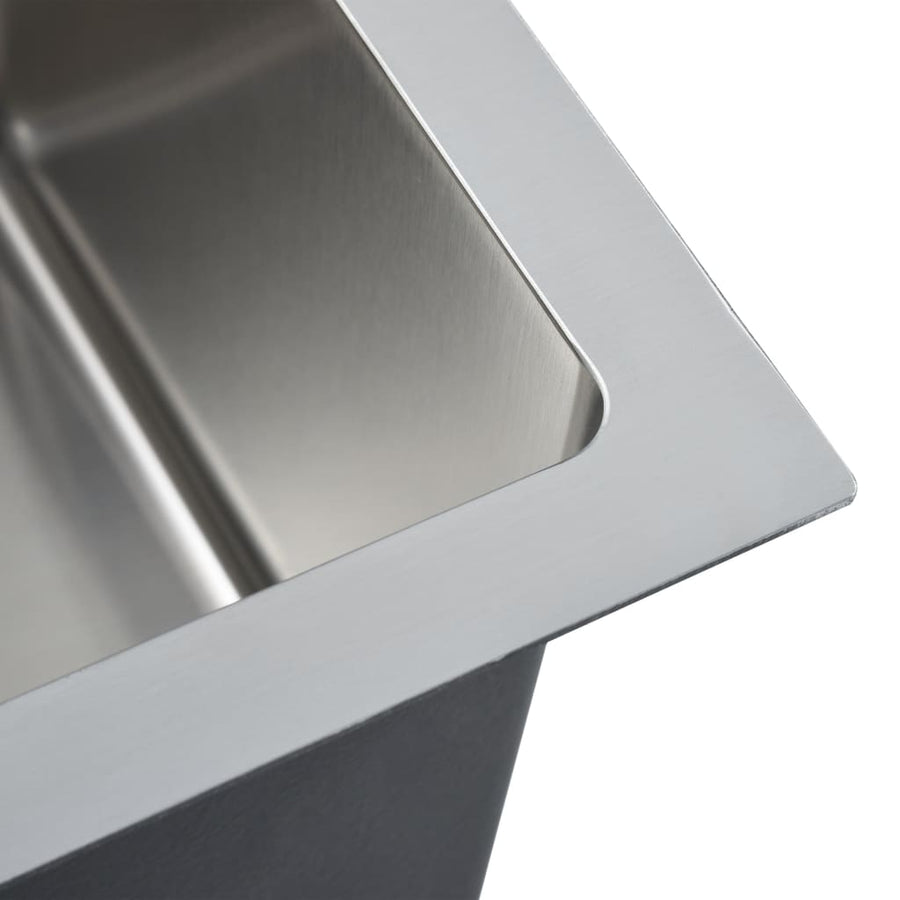 Gootsteen Handgemaakt Roestvrij Staal 30 x 30 x 20 cm Zilver