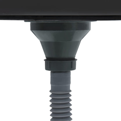 Gootsteen Handgemaakt Roestvrij Staal 40 x 40 x 20 cm Zwart