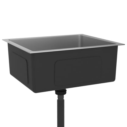 Gootsteen Handgemaakt Roestvrij Staal 51 x 44 x 20 cm Zilver