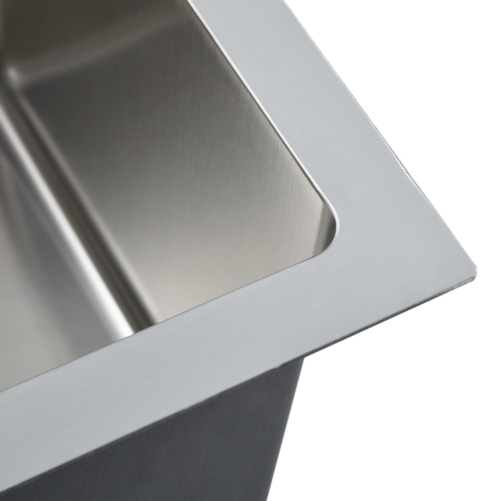 Gootsteen Handgemaakt Roestvrij Staal 44 x 34 x 20 cm Zilver