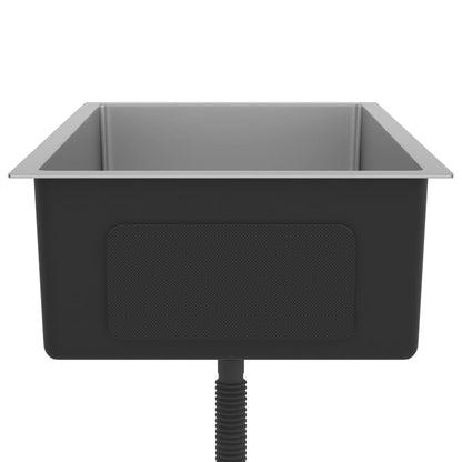 Gootsteen Handgemaakt Roestvrij Staal 70 x 44 x 20 cm Zilver