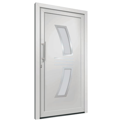 Voordeur Wit 88 x 200 cm Links + trekhandvat