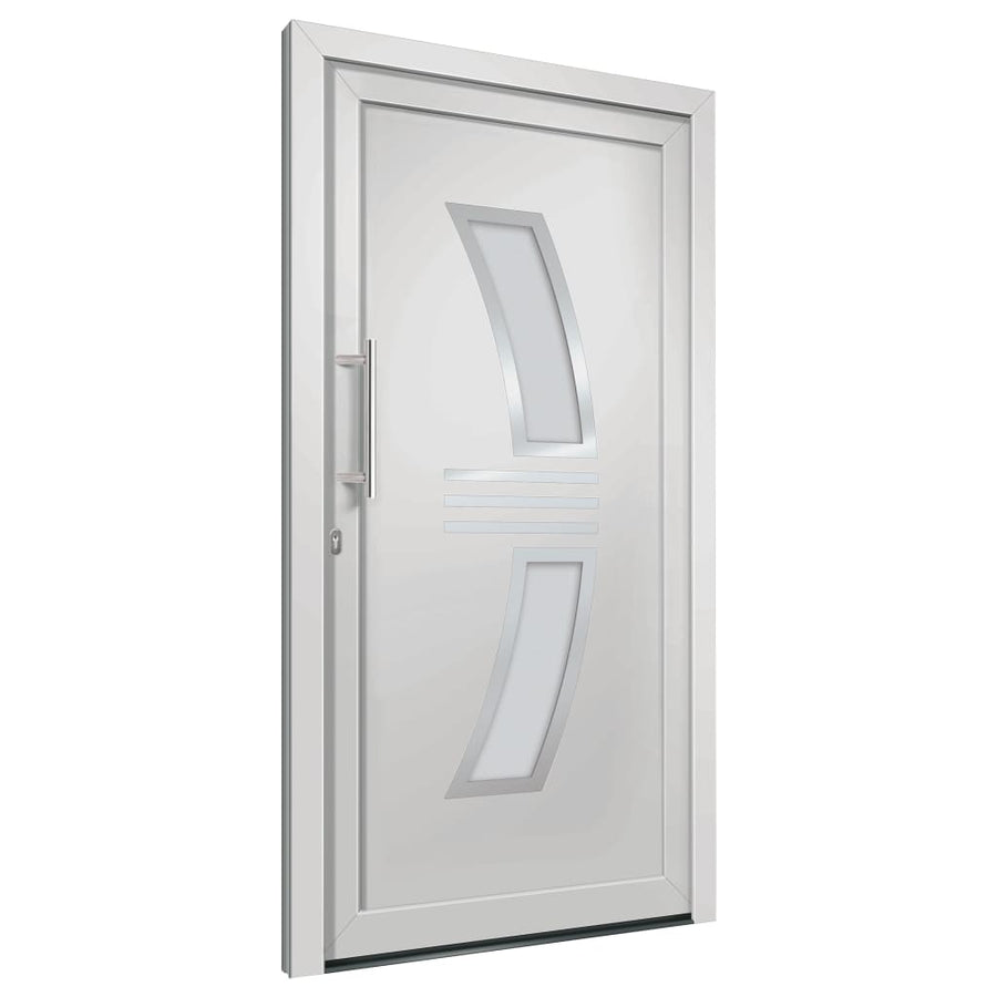Voordeur Wit 88 x 200 cm Links + trekhandvat