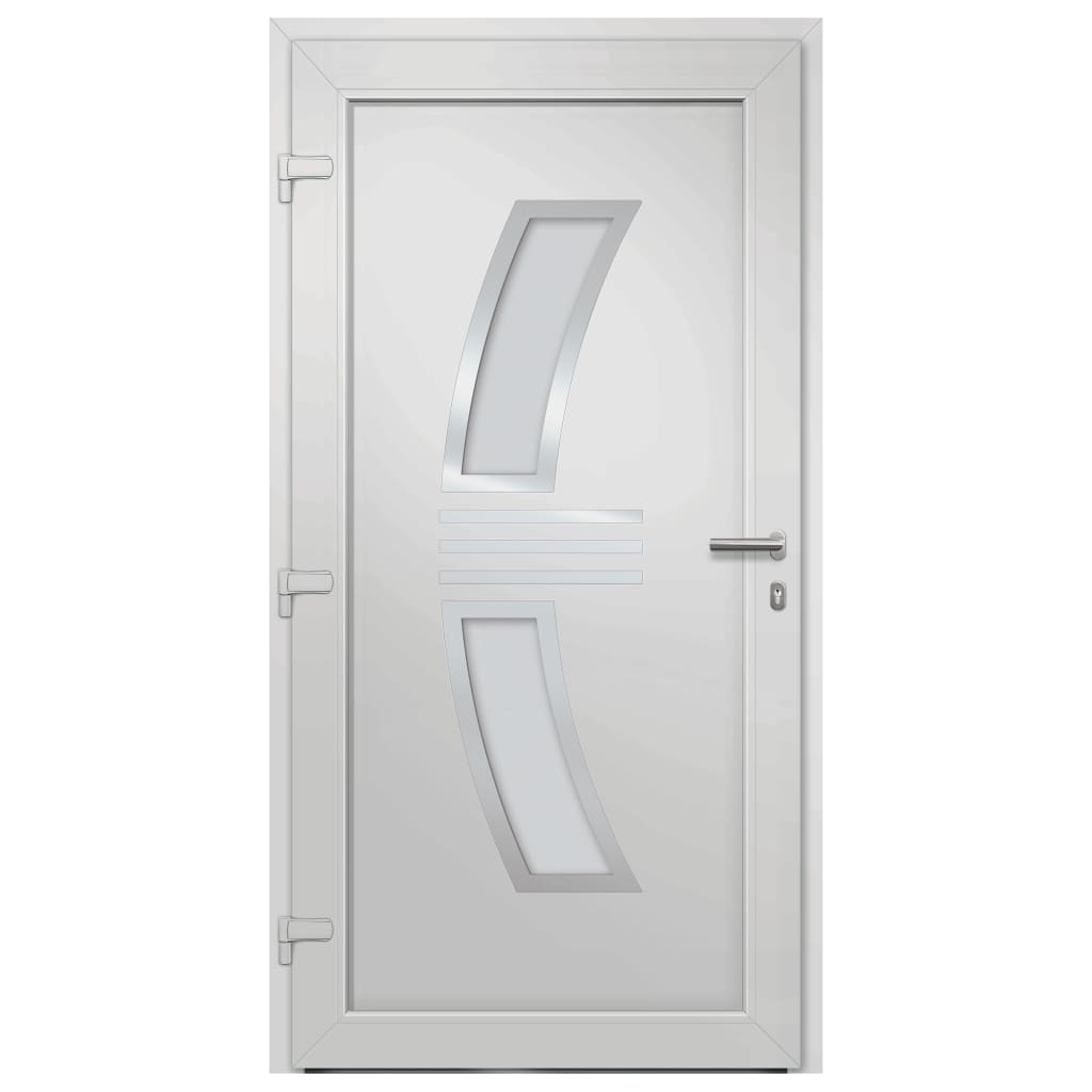Voordeur Wit 88 x 200 cm Links + trekhandvat