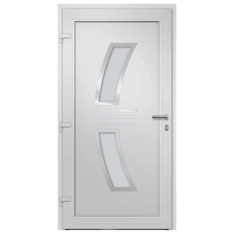 Voordeur Wit 88 x 200 cm Links + trekhandvat