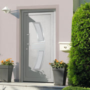 Voordeur 88x200 cm wit PVC