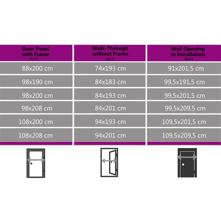 Voordeur 88x200 cm antraciet 88 x 200 cm Rechts + trekhandvat