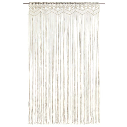 Gordijn Macramé 40X240 Cm Katoen Crème