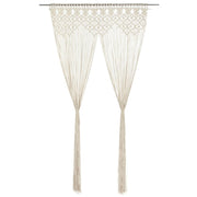 Gordijn macramé 140x240 cm katoen crème