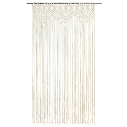 Gordijn Macramé 40X240 Cm Katoen Crème