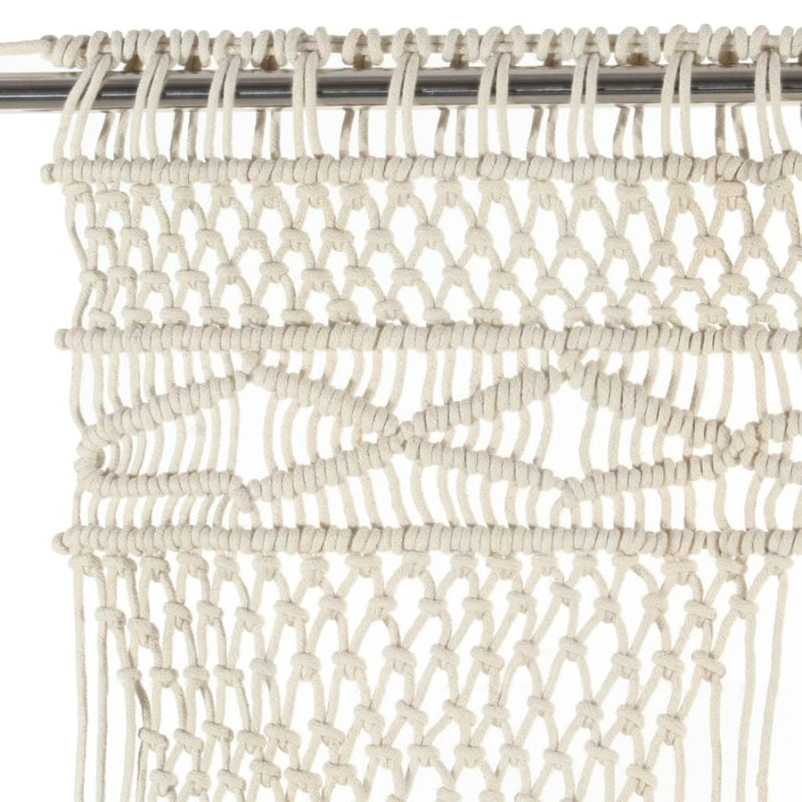 Gordijn Macramé 40X240 Cm Katoen