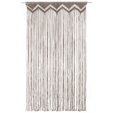 Gordijn Macramé 140X240 Cm Katoen Taupe