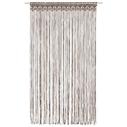 Gordijn Macramé 140X240 Cm Katoen Taupe