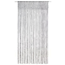 Gordijn Macramé 140X240 Cm Katoen Antraciet