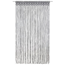 Gordijn Macramé 140X240 Cm Katoen Antraciet