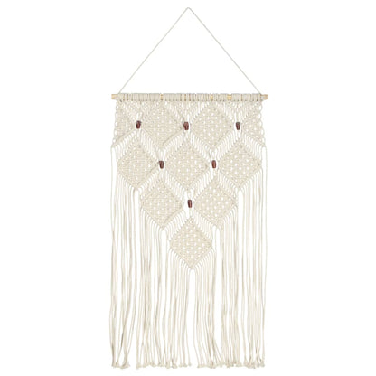 Wandhanger macramé 40x80 cm katoen
