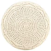 Poef Macramé Handgemaakt 45X30 Cm Katoen Patroon 1