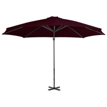 Zweefparasol Met Aluminium Paal 300 Cm 300 x 238 cm Rood